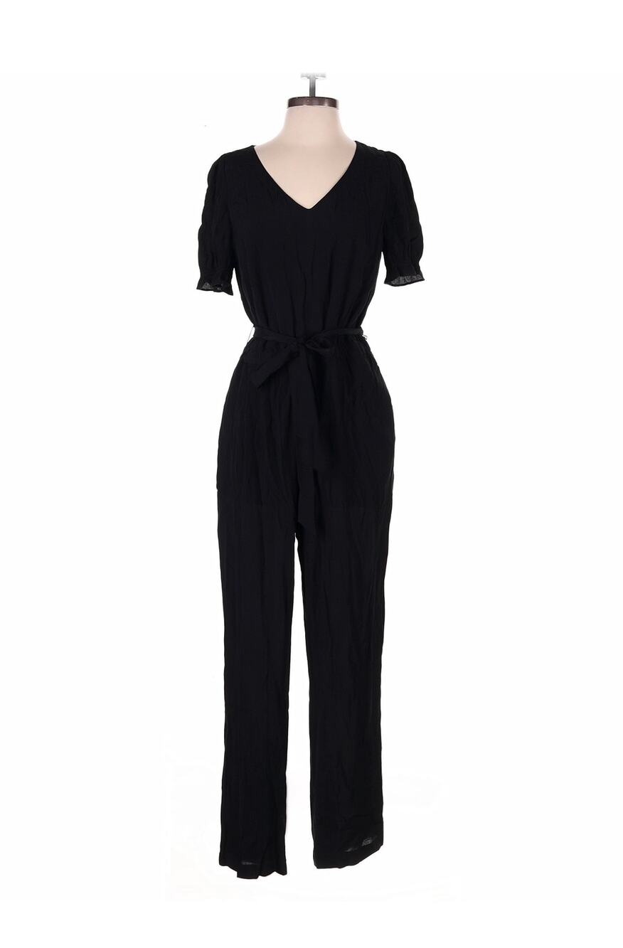 Talbots SZ 6 Petite Velvet Romper Jumpsuit Little-Black